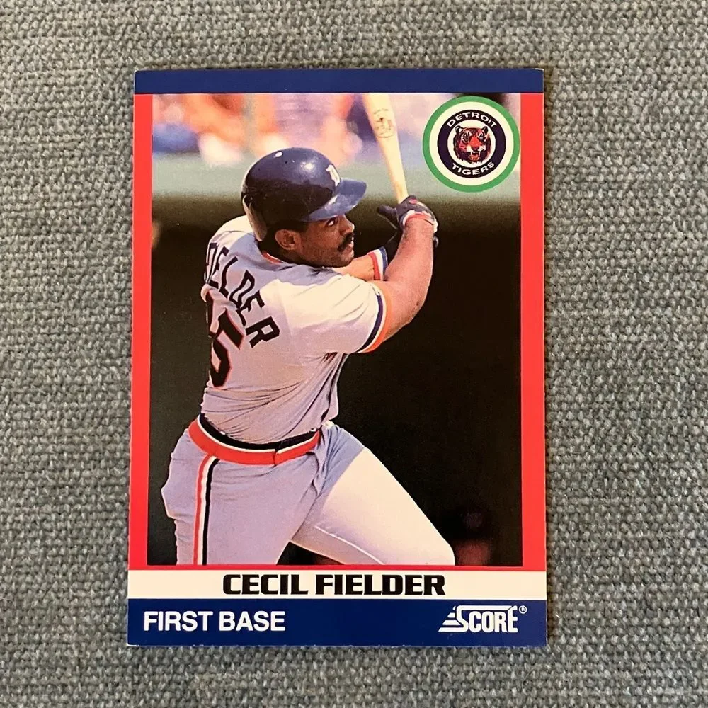 1991 Score Detroit Tigers Baseball Card Trading Card